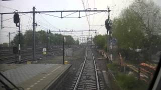 preview picture of video '[cabinerit] A train driver's view: Hoofddorp - Almere Oostvaarders, 27-Apr-2014.'
