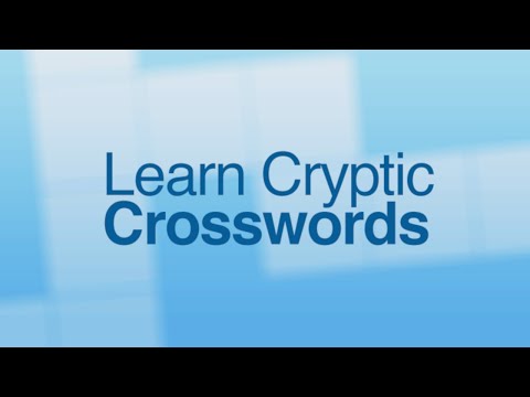 Learn Cryptic Crosswords Video