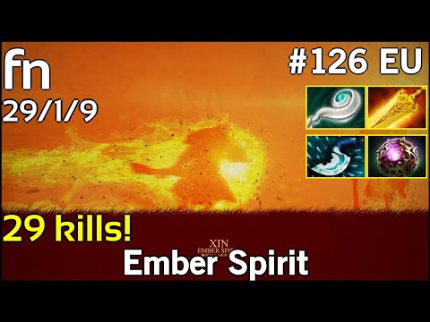 29 kills! fn  Ember Spirit - Dota 2  7.19