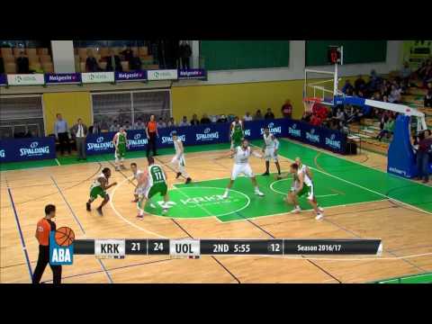 ABA Liga 2016/17 highlights, Round 15: Krka - Olimpija Ljubljana (27.12.2016)