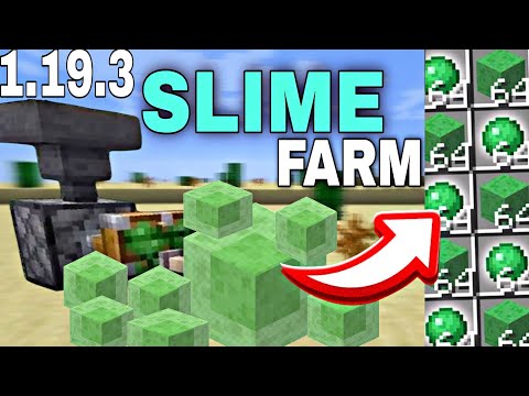 Minecraft 1.19.3 : Unlimited {Slime Block} || Easy Farm Tutorial