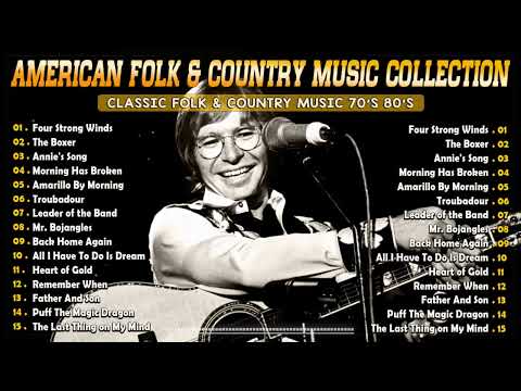 Beautiful Folk Songs 🎻Classic Folk & Country Music 80's 90's Playlist 🎻 Country Folk Music ...