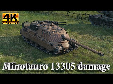 Controcarro 3 Minotauro video 13305 damage, 4760 block Ultra HD 4K, World of Tanks
