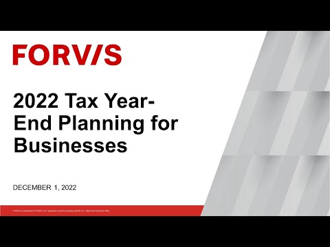 , title : '2022 Tax Year End Planning for Businesses'
