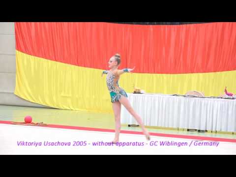 Rhythmic Gymnastics - Viktoriya Usachova 2005 - wa - Ulm Donau Rhythmic Cup 2016