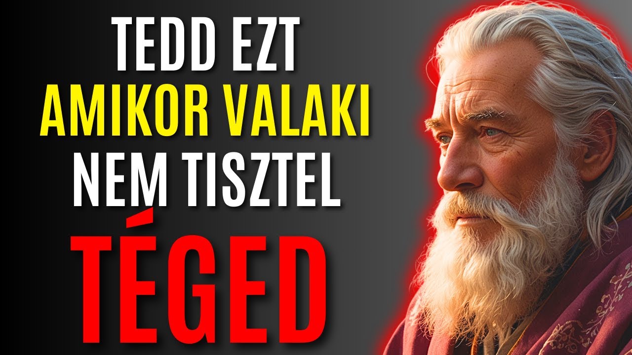 8 MÓD, HOGYAN KEZELD AZOKAT, AKIK NEM TISZTELNEK TÉGED | SZTOIKUS FILOZÓFIA