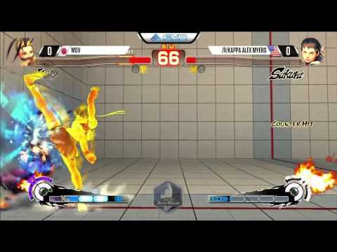MOV (Ibuki) vs Alex Myers (Sakura) - EVO 2015 USF4 Pools - 720p/60fps