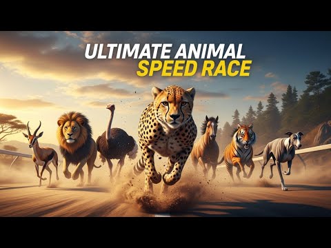Ultimate Land Speed Race 🏁 | 30 Animals Battle for the Title of Fastest on Earth!