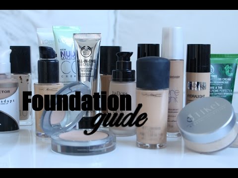 NYBÖRJARE/Foundationguide - Gruden för att hitta rätt foundation