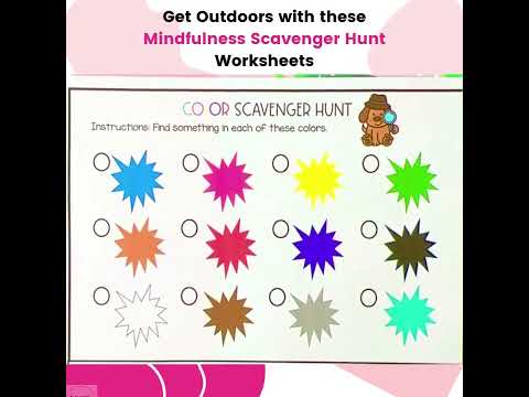 Mindfulness Worksheets Bundle Preview