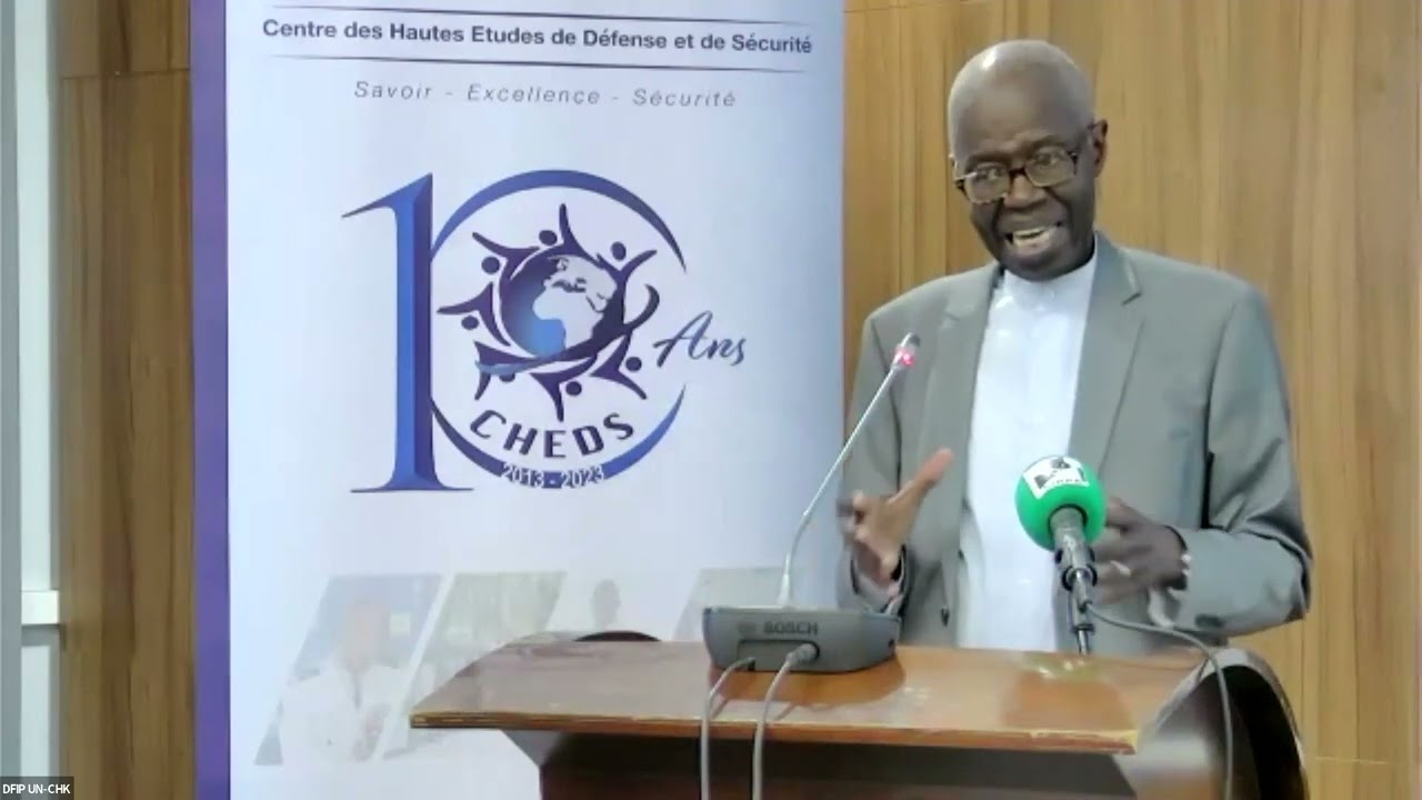 Colloque 10ans CHEDS - Conference inaugurale Professeur Souleymane Bachir DIAGNE