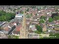 St. Mary’s Church, Rushden, Northamptonshire from above