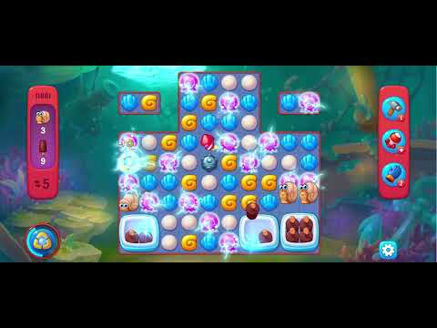 @Fishdom Hard Level 11661 Finished without the Power Ups at Start.