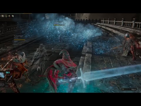 TRIPLE KILL !!! 3 Players Slain in 1 Second - 1 Vs 3 Wizard Build PVP - Elden Ring