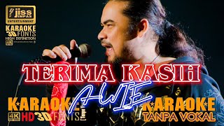 TERIMA KASIH - AWIE - KARAOKE HD, Tanpa Vocal.