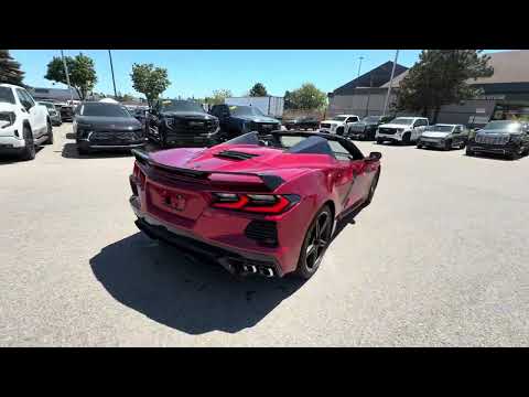 2022 Chevrolet Corvette Stingray Convertible 3LT in Red for sale at Boyer Pickering Chevrolet Cadillac Buick GMC Ltd. in Pickering, ON