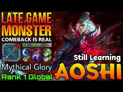 Comeback is Real! Lesley Late Game Monster Top 1 Mythical Glory Aoshi Still Learning - Mobile Legend