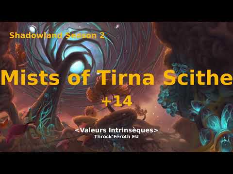 [WoW guild run] Mists of Tirna Scithe S2+14, brewmaster monk PoV with eye tracking