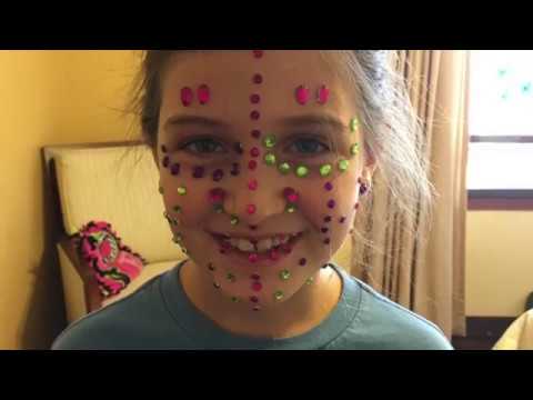 Full Face of Rhinestones!