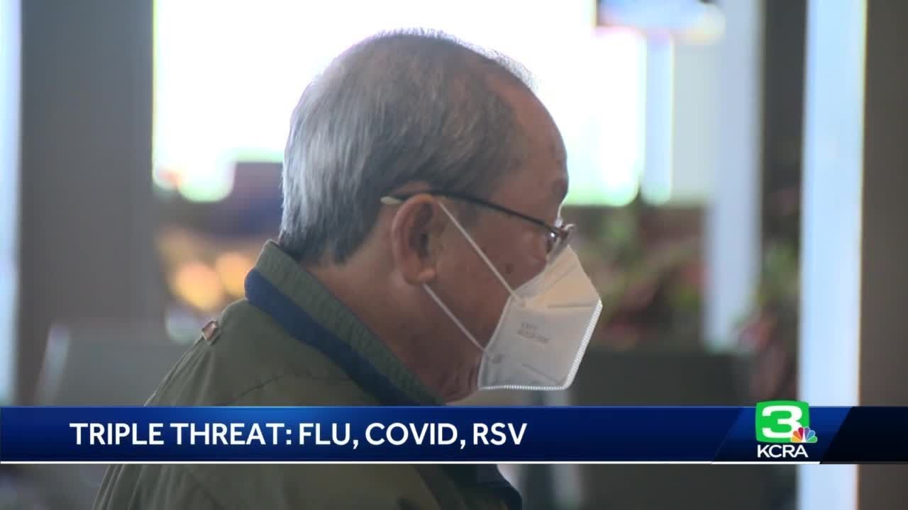 Triple threat: Flu, COVID-19 and RSV wreaking havoc before holiday travel