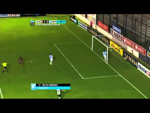 Gol de Rodríguez.Chacarita 2 Unión (MDP).Fecha 2.Torneo Primera B Nacional 2015.F