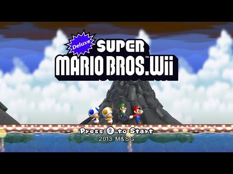DELUXE New Super Mario Bros.Wii 100% Complete