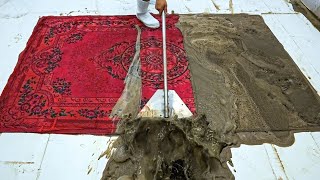 Sewer Overflow - lncredible dirty Carpet Cleaning Satisfying - Satisfy