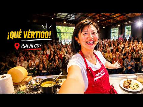 Manejé 3 horas para cocinar en vivo frente a 200 personas | Chivilcoy Buenos Aires | Kari Gao