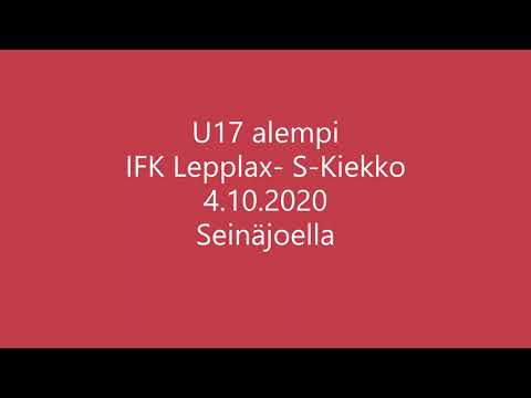 U17 alempi IFK Lepplax - S-Kiekko, 4.10.2020 Seinäjoki