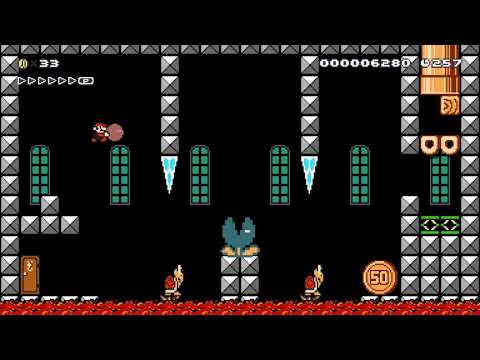 The bomb game (Super Mario Maker 2)