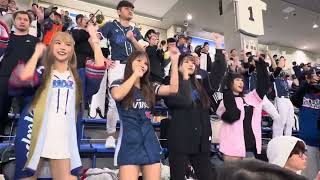 20241121 #プレミア12  東京ドーム外野の台湾チア　#峮峮#妮可#Wendy#Rina#嘎琳　　台灣尚勇曾頌恩應援　#12強 #cheerleader
