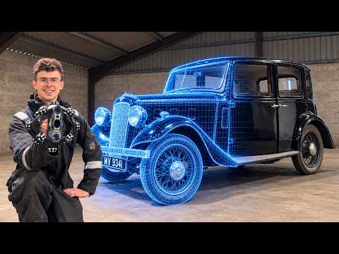 Bringing a 90-Year-Old Car Into the Digital Age! | Revopoint Trackit SR 3D Scanner