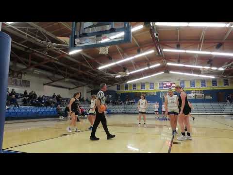 Trico Vs New Athens Girls  ISHA Regional  Basketball 2-15-25 Video 9-#12 (Whitney Lovel) Foul Shots