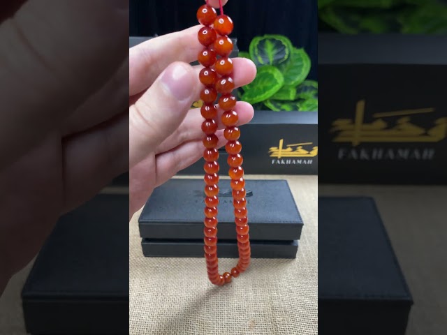 سبحة مسكي عسلي فاتح