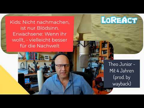 Reaktion Theo Junior - Mit 4 Jahren | 🤪🤪🤪 "DOPE Skandal" um das Film-Format aufgeklärt | Reaction