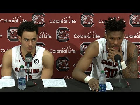 POSTGAME: Justin Minaya, Chris Silva on Texas Tech — 1/27/18