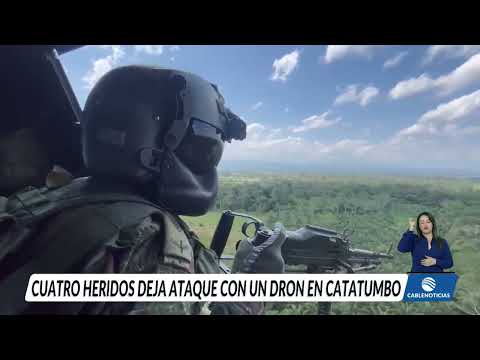 Ataque con un dron deja varios heridos tras enfrentamientos entre disidencias y ELN en el Catatumbo
