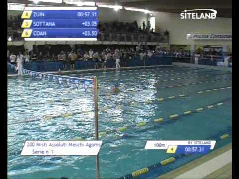 Serie 1 dei 200 Misti  Assoluti Maschi Agonisti -  Meeting di Halloween 8  Trofeo citta' di Rosa'