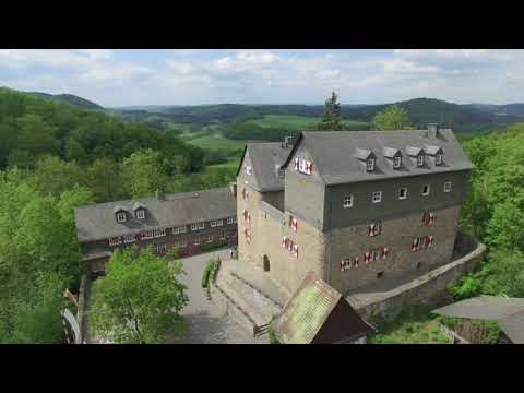 Waldeck von oben: Burg Hessenstein