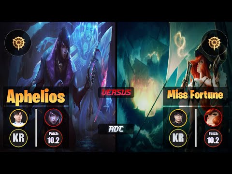 Nuclear APHELIOS (ADC) [Press the Attack] VS Lava MISS FORTUNE - Challenger KR Patch 10.2