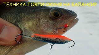 Техника ловля окуня на балансир зимой