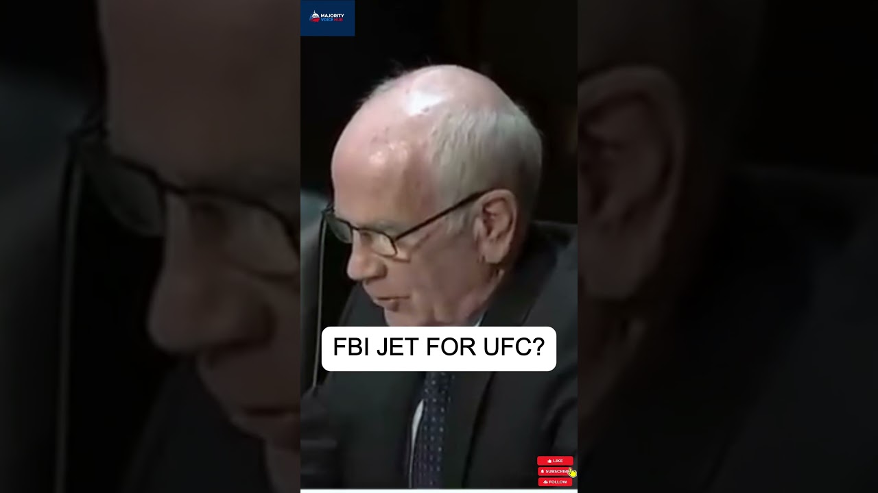 Video: Welch Questions Patel on FBI Jet Use for UFC Fight and Hockey Game