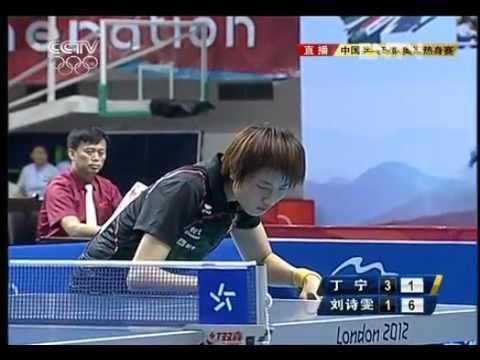 2012 China Warm-up Matches for Olympic LUI SHIWEN vs DING NING