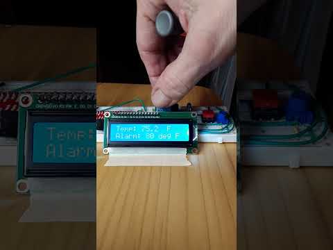 Paul Mcwhorter homework assignment lesson 27 raspberry pi, temperature alarm.