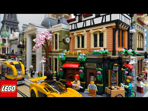 Building a condensed LEGO city on a single table top!