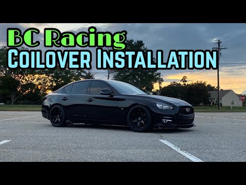 Q50 BC Racing COILOVER Installation