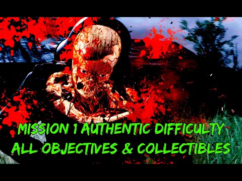 Sniper Elite 5 Authentic Difficulty - Mission 1 All Objectives and Collectibles