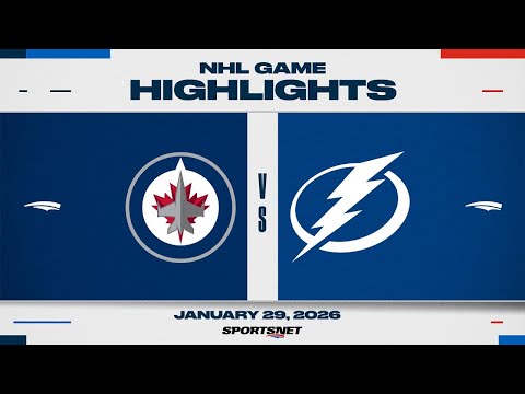 NHL Highlights | Jets vs. Lightning - January 29, 2026