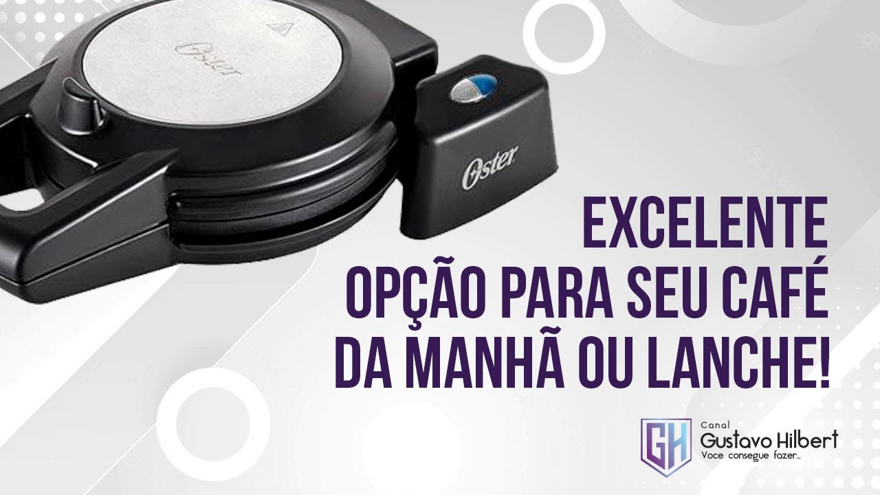 Máquina de Waffle Perform 180 Oster, nós testamos! - Gustavo Hilbert