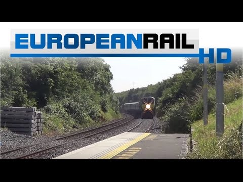 Irish Rail 201 loco 227 + enterprise set 9003 pass Rush and Lusk